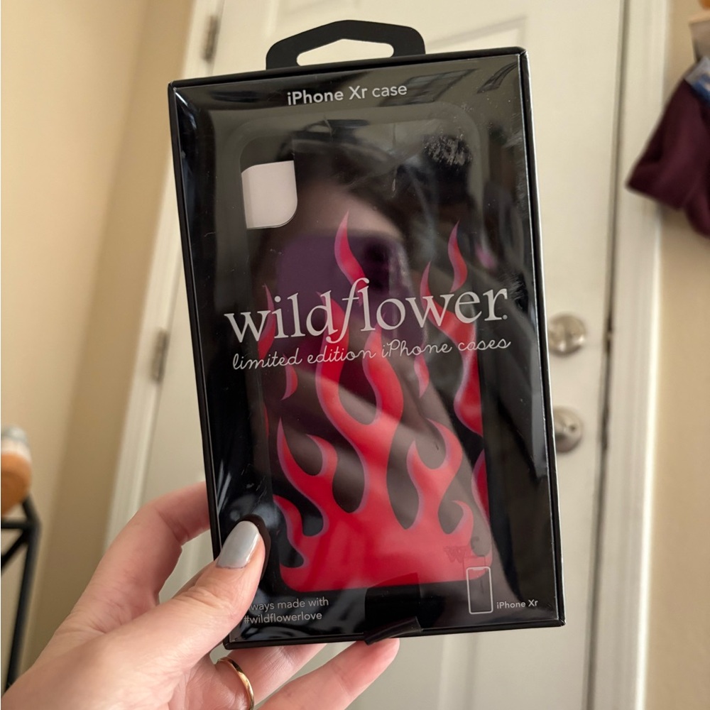 Wildflower Red Flame iPhone XR Case